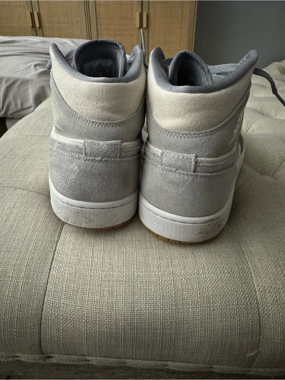 Nike Size Air Jordan 1 Mid SE Coconut Milk Particle Grey Size 11.5 DN4281-100